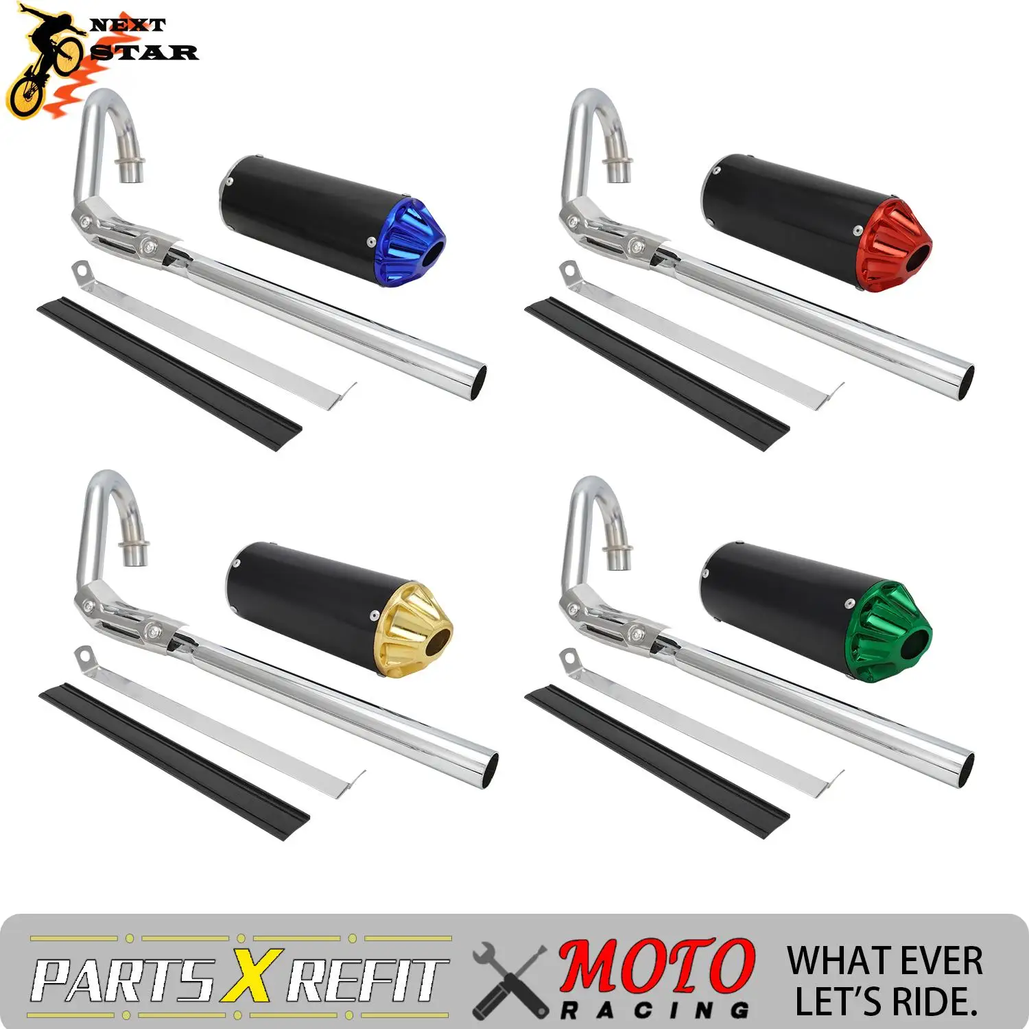 

Универсальный мотоциклетный высокопроизводительный алюминиевый глушитель выхлопной трубы в сборе для YAMAHA YZ YZF WR WRF 125 150 250