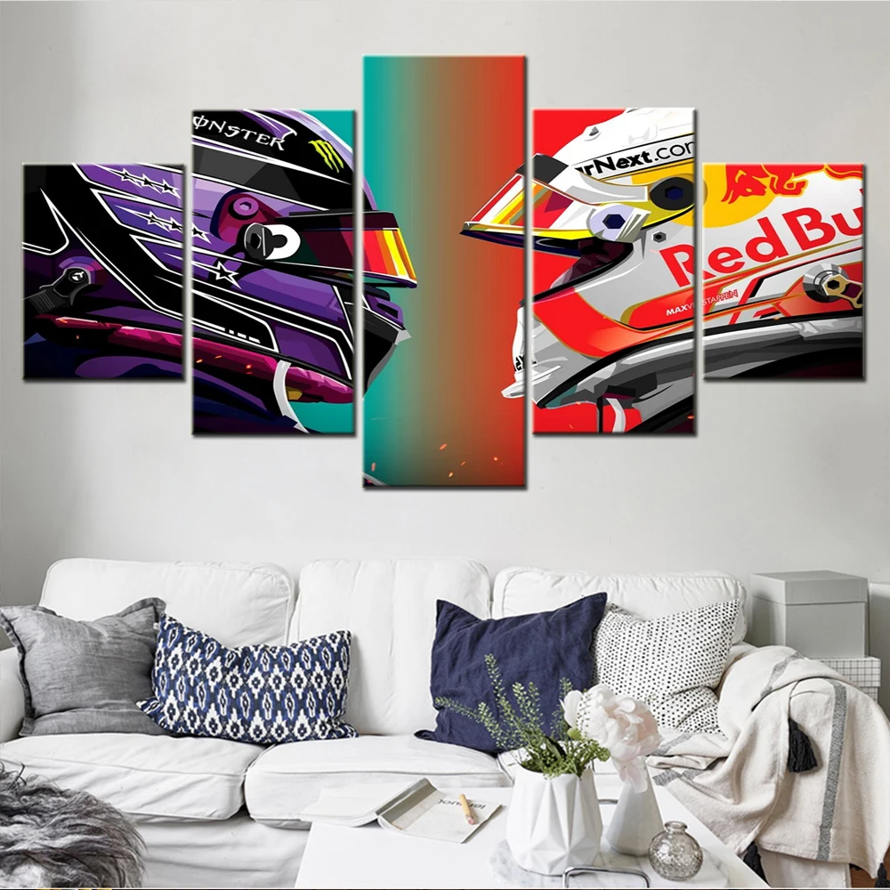 

Suzuki GSX R1000R Motorcycle Poster Painting 5 Pieces Canvas Art HD Picture Prints Living Room Bedroom Mural Modular Home Decor
