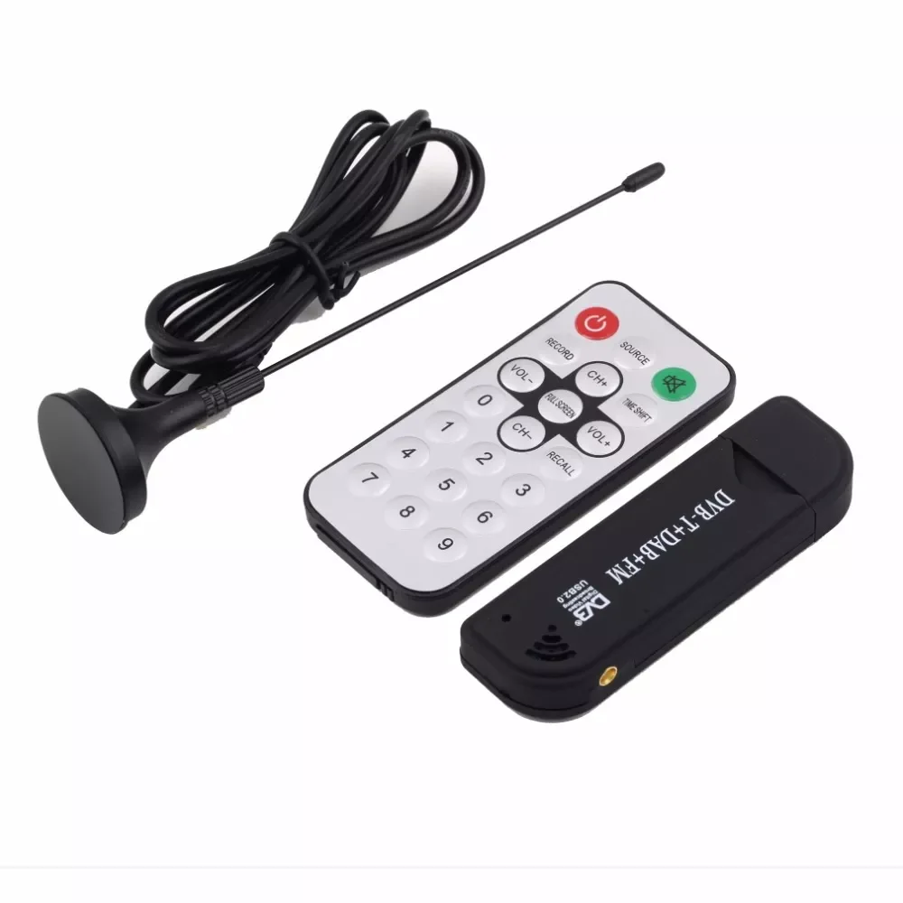 

Hot Promotion Super Digital RTL2832U+R820T TV Tuner Receiver with antenna for PC for Laptop Support SDR Wholesale