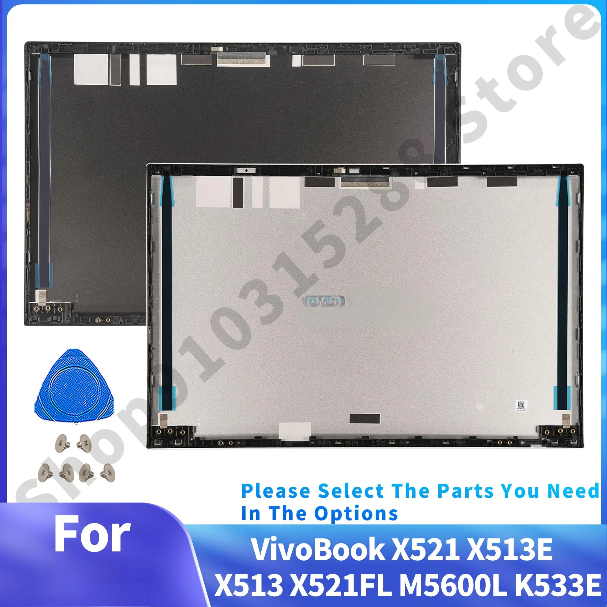 Новый корпус для VivoBook X521 X513E X513 X521FL S533J M533E M5600L K533E металлическая задняя крышка