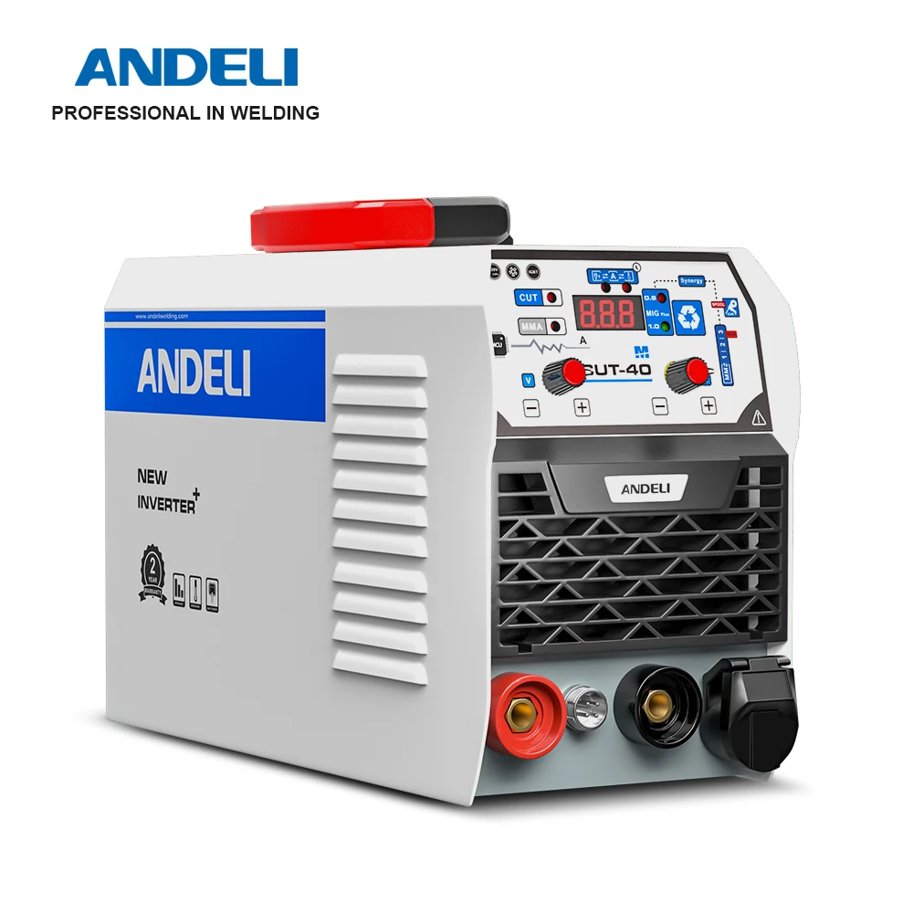 ANDELI Semi-Automatic MIG Welding Machine MCUT-50/40 220V MIG/MAG/CUT/MMA/Flux Welding 4 in 1MIG Welder Plasma Cutting Machine images - 6