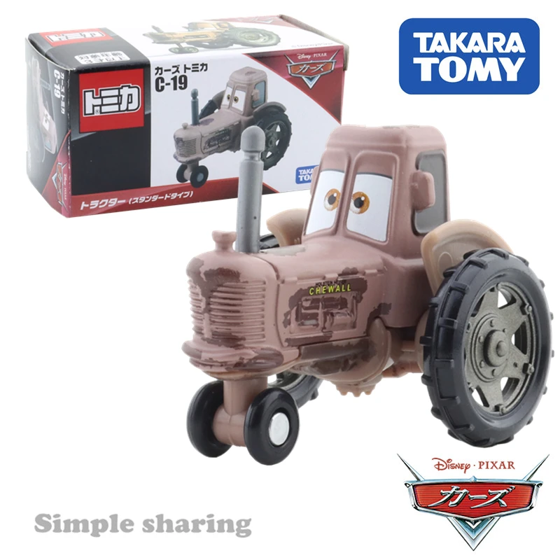 

Tomy Tomica Disney Pixar CARS C-19 Tractor (Standard Type) Hot Pop Kids Toys Motor Vehicle Diecast Metal Model