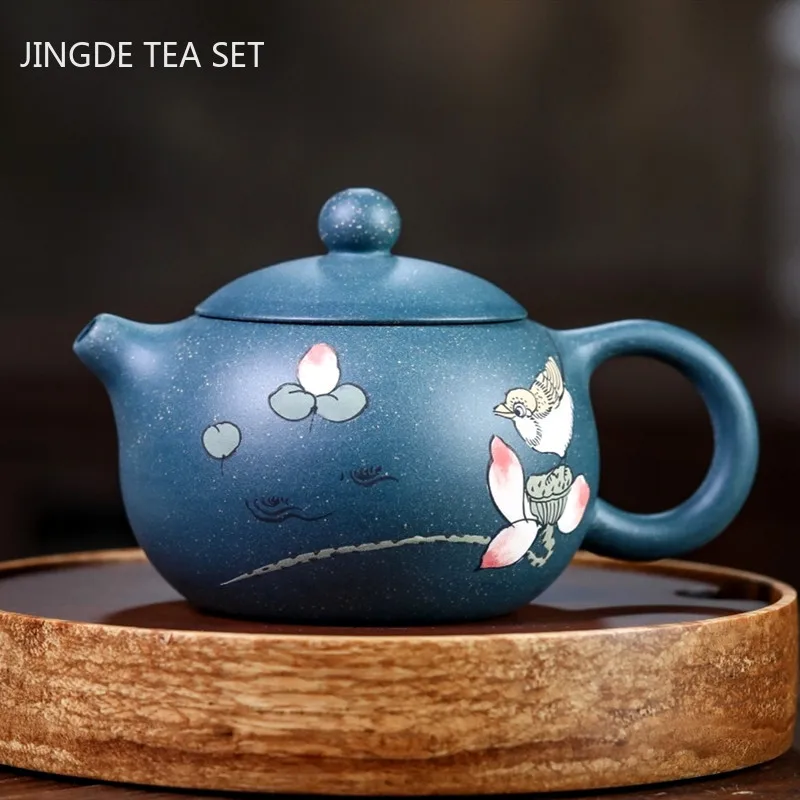 

Handmade Ball Hole Filter Xishi Teapot Authentic Yixing Purple Clay Tea Pot Chinese Zisha Tea Maker Tradition Tea Set Supplies