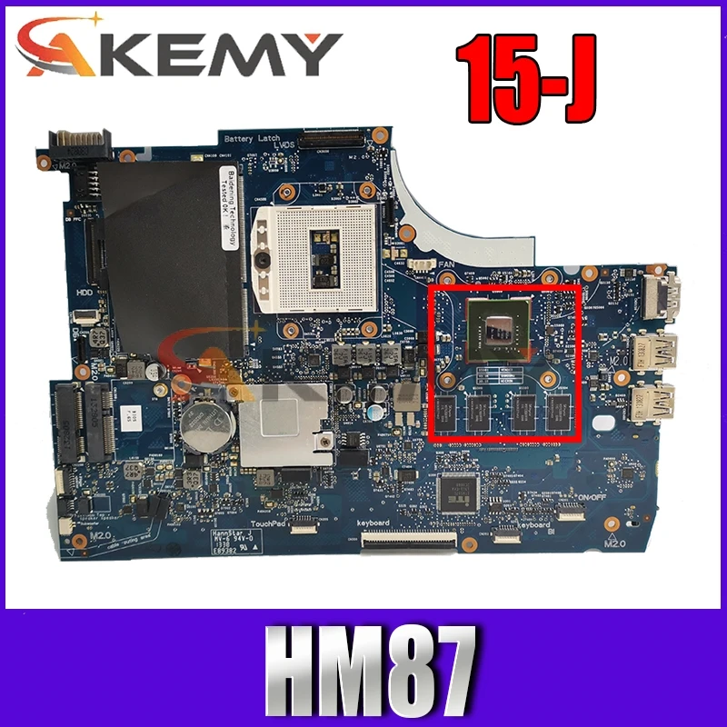 

AKemy Laptop motherboard For HP ENVY 15 15-J N14P-GV2-S-A1 Mainboard 746447-001 746447-501 746447-601 6050A2548101