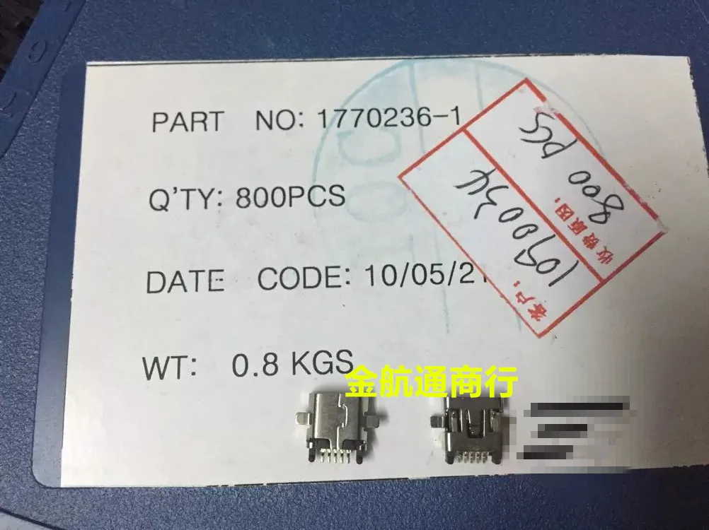 

5 шт./лот 1770236-1 USB Разъем 100% новый и оригинальный