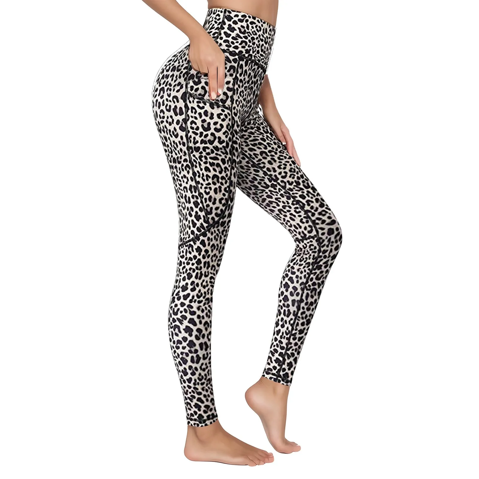 

Ladies High-waist Printing Trousers Running Sports Yoga Pants Women's Fitness Workout Leggings For Women