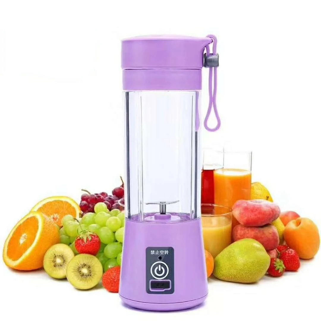 

Portable Electric Juicer USB Rechargeable Handheld Smoothie Blender Fruit Mixers Milkshake Maker Machine Juicing Cup 6 Blades