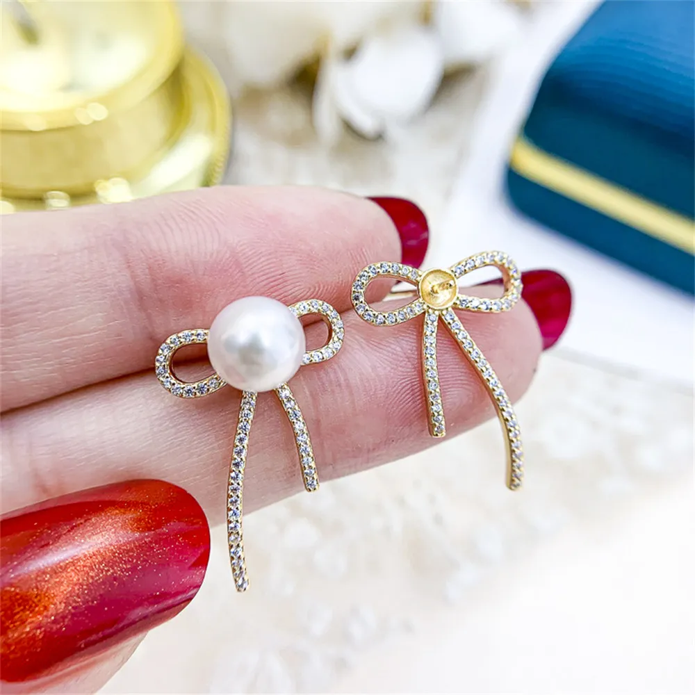 

Женские серьги-бабочки из серебра 925 пробы, 6-8 мм