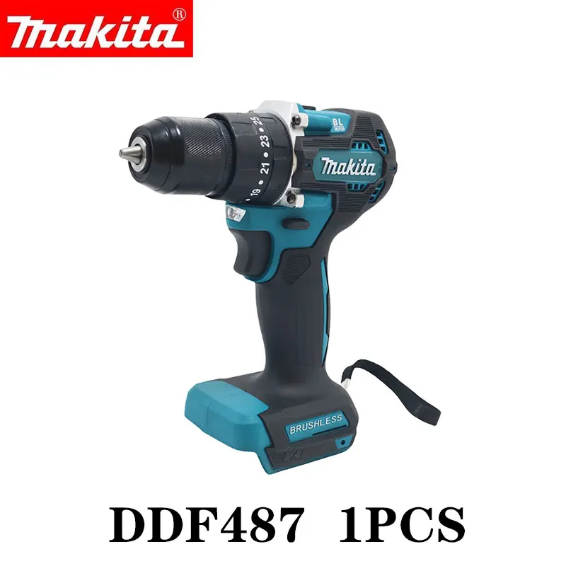 

Makita Original DDF487 Бесщёточная аккумуляторная дрель-шуруповерт 18В