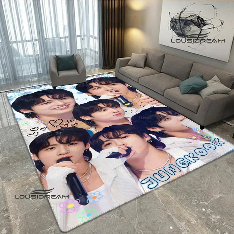 Kpop SUGA Jeon Jung Kook рэп монстр ковер коврик для йоги гостиная спальня нескользящий