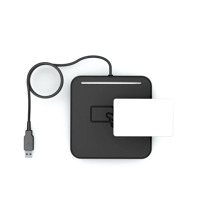 

Q7 13.56MHz Desktop Ic Card Issuer 2~8cm Reading Distance Ic Card Writer
