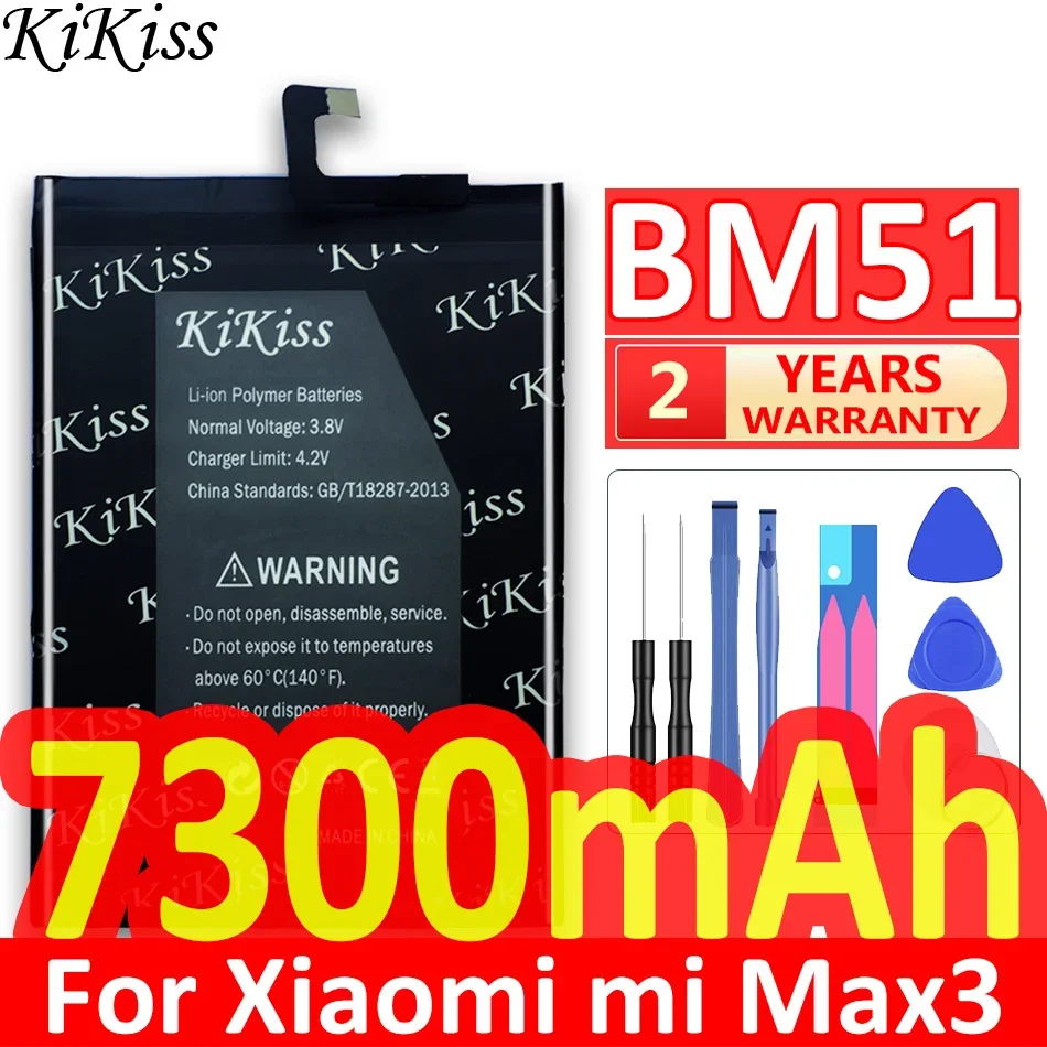 Аккумулятор KiKiss BM3K BM51 BM50 BM49 для Xiaomi mi Mix 3/Mix3/Max 3/Max3/Max 2/Max2/Max 1/Max1 батареи аккумулятор