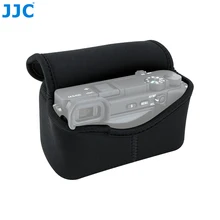 JJC 미러리스 카메라 파우치 소프트 네오프렌 가방 케이스, 소니 ZV E10 A6600 A6500 A6400 A6300 A6100 캐논 파워샷 니콘 P7800 용