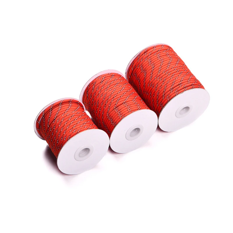 

A495 Bold camp nylon tent canopy reflective wind rope clothes drying rope 4mm multi-functional tent wind rope