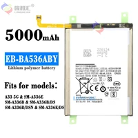 new battery 5000mah eb ba536aby battery for samsung a33 5g sm a336e mobile phone batteries
