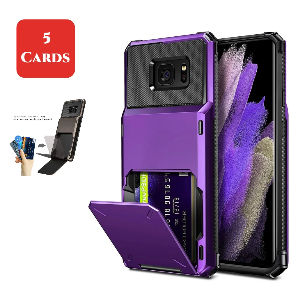 

For Samsung Galaxy S7 Case Wallet Credit Card Holder ID Slot Pocket Cover for Samsung Galaxy S7 GalaxyS7 SM-G930F Coque