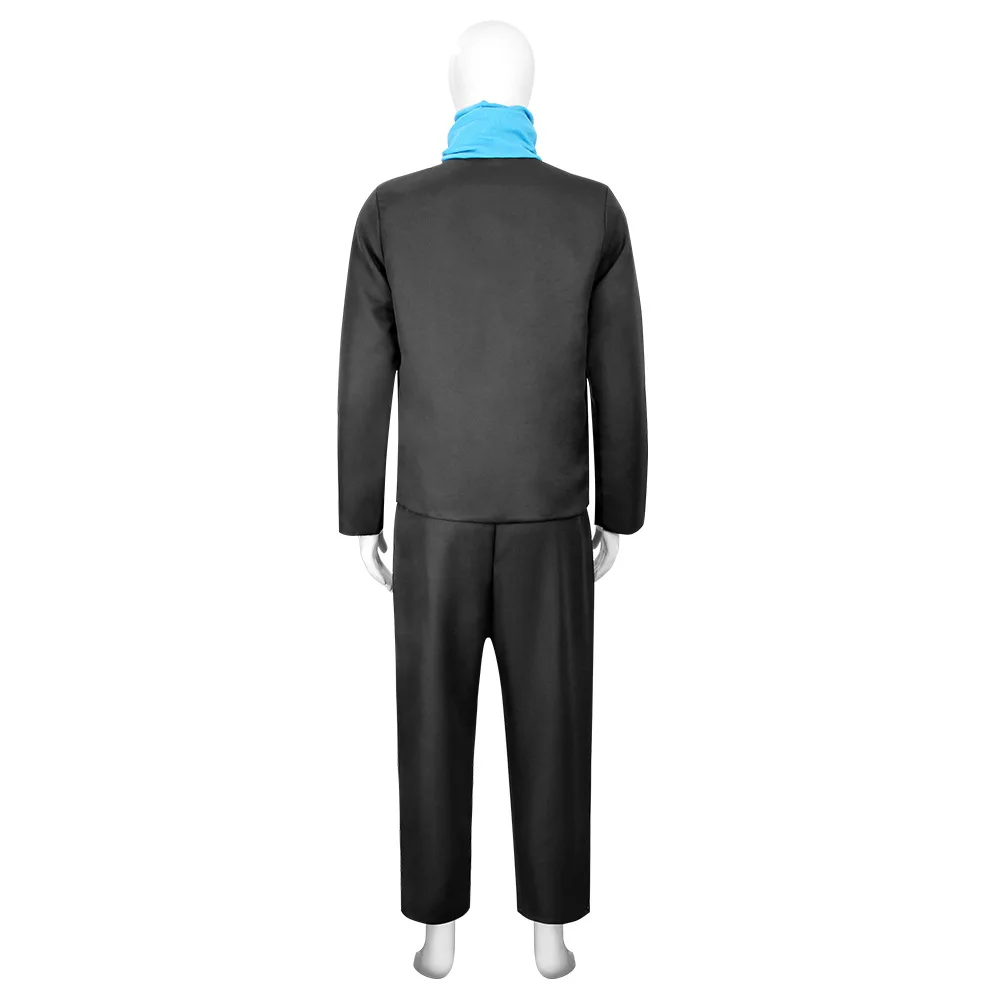 Костюм для косплея из аниме джутсу костюм парика топа брюк шарфа школьной формы