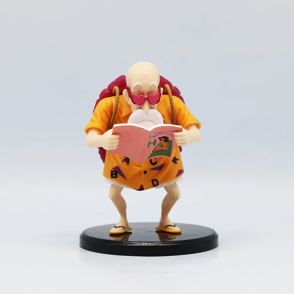 Фото Новые аниме-фигурки Dragon Ball, 11 см, Мастер Роши (Каме Сеннин), мультяшные куклы-модели, игрушки для декора автомобиля, подарок для фанатов №3