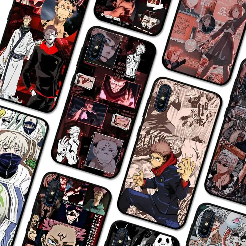 

Jujutsu Kaisen Phone Case for Redmi 5 6 7 8 9 A 5plus K20 4X S2 GO 6 K30 pro