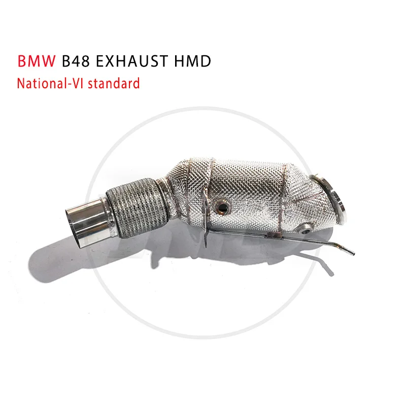 

HMD Exhaust Manifold Downpipe for BMW B48 3 4 5 6 Series X3 X4 X5 X6 X7 Car Accessories With Catalytic Converter Header