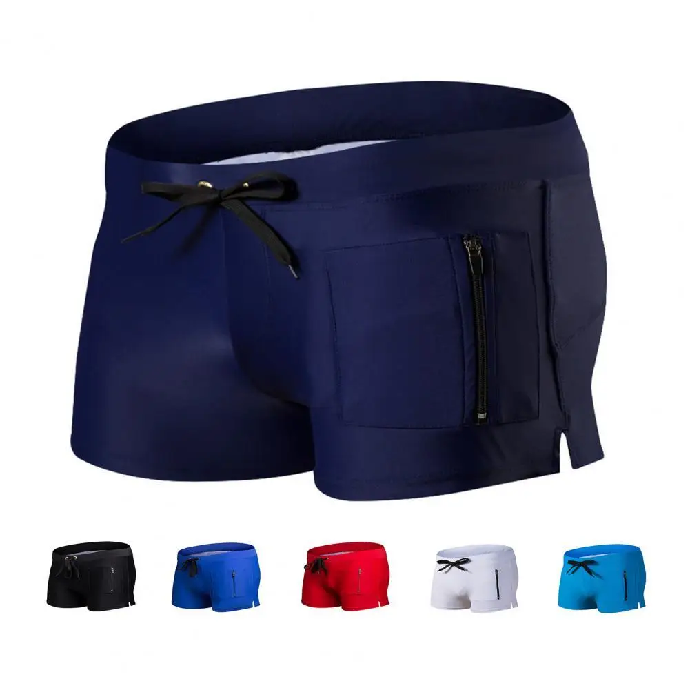 

Surf Shorts Breathable Summer Elastic Waist Men Short Boxer Swimming Trunks