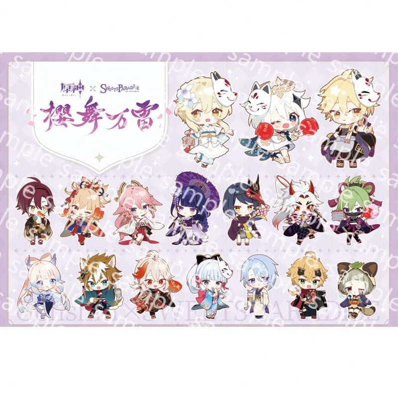 

Game Genshin Impact Acrylic Figure Stand Shenhe Yunjin Yae Miko Gunnhildr Yoimiya Zhongli Cute Keychain Cosplay Gift New