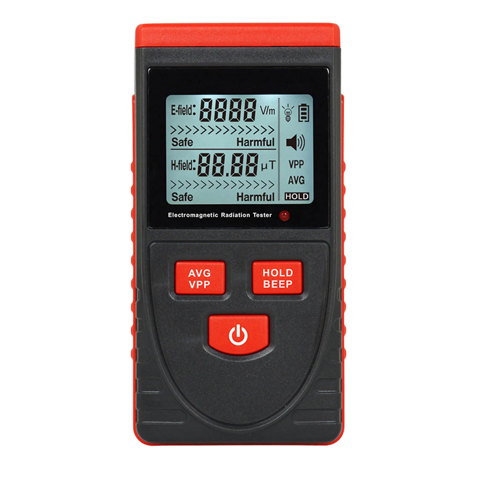 

Digital Electromagnetic Radiation Detector LCD Electric Magnetic Field EMF Meter 5Hz-3500MH Frequency Tester Indicator
