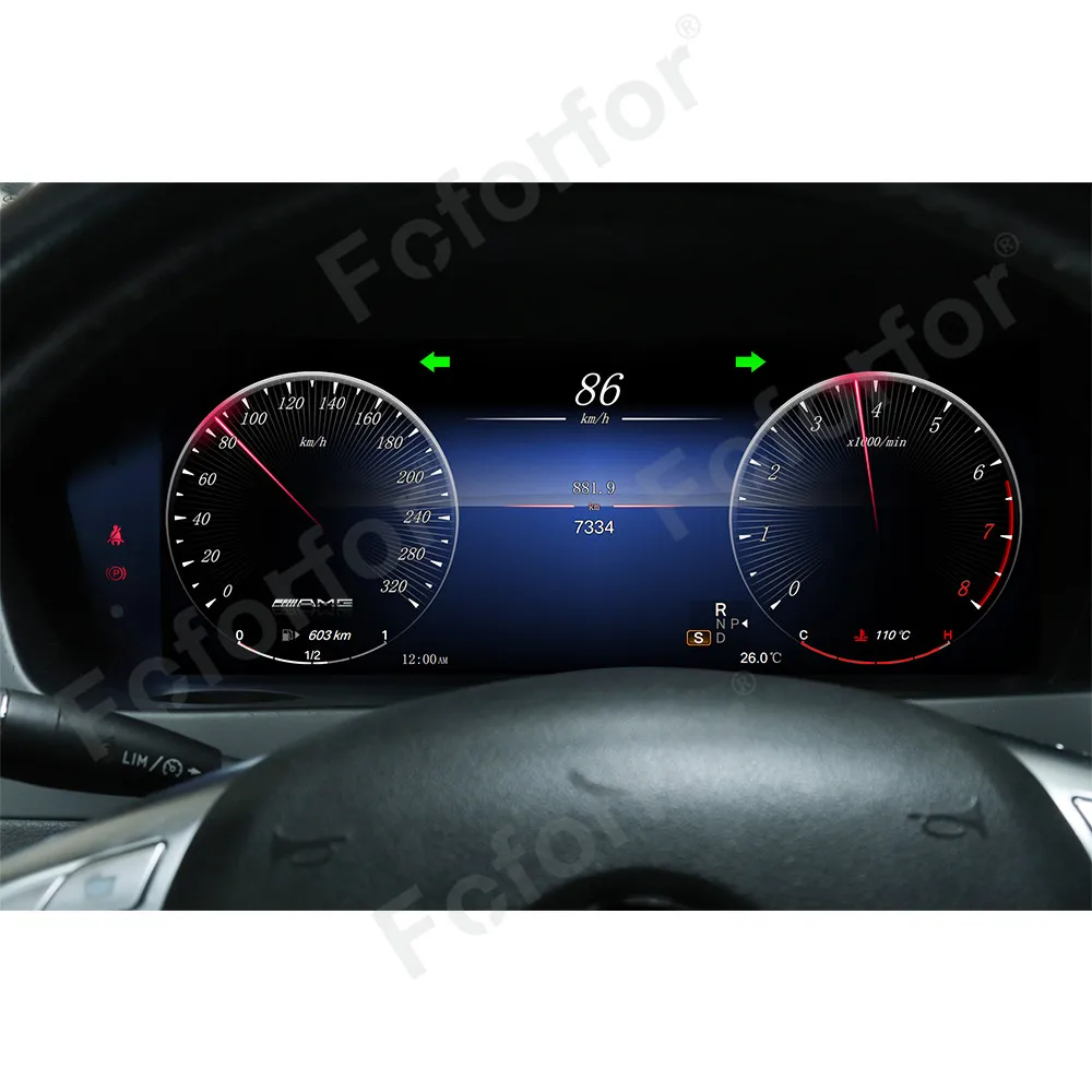 Новинка Автомобильный цифровой ЖК-дисплей для Benz C класса W204 2011-2014 Кластер