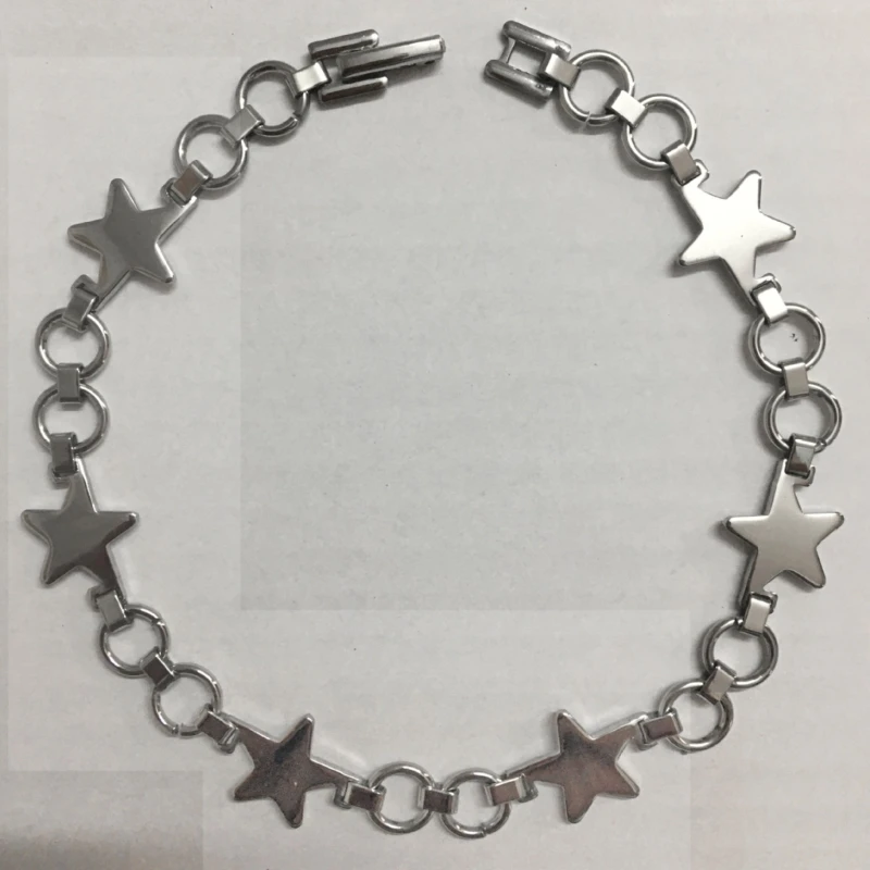 

Ins Cold Wind Hip-hop Trend Bracelet Star Steel Sweet Bracelet Jewelry 264E