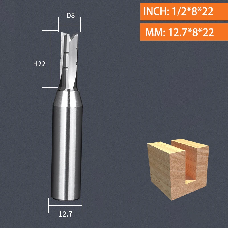 

Vsharp Твердосплавная концевая фреза 12,7 мм 3-х зубая