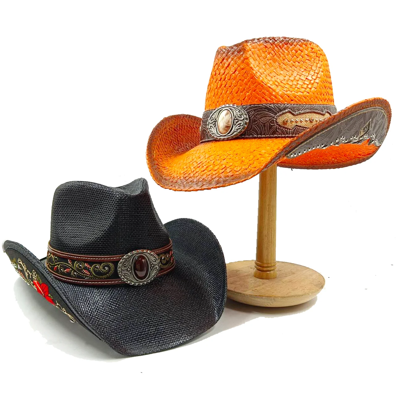 Панама соломенная в ковбойском стиле для мужчин и женщин