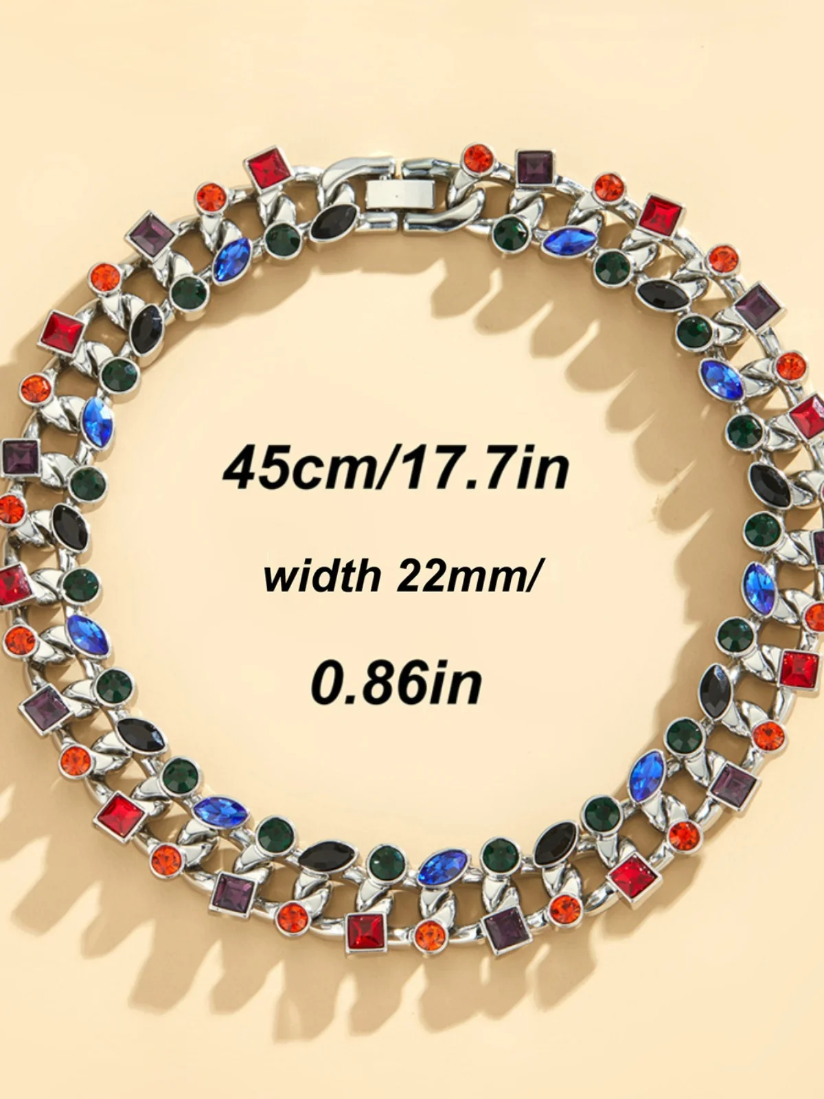 Оригинальный дизайн легкий роскошный в стиле хип-хоп разноцветное ожерелье для