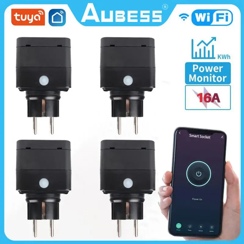 

Смарт-розетка Tuya с Wi-Fi, 16 А, голосовым управлением и таймером