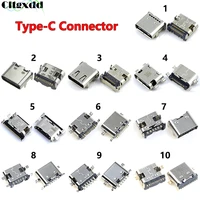 cltgxdd 10pcs usb 3 1 type c connector charging dock port plug type c socket smd dip female jack for xiaomi huawei samsung sony