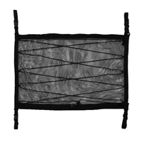 80x55cm car ceiling net pocket adjustable double layer mesh suv roof organizer long trip storage bag sundries organizer mesh