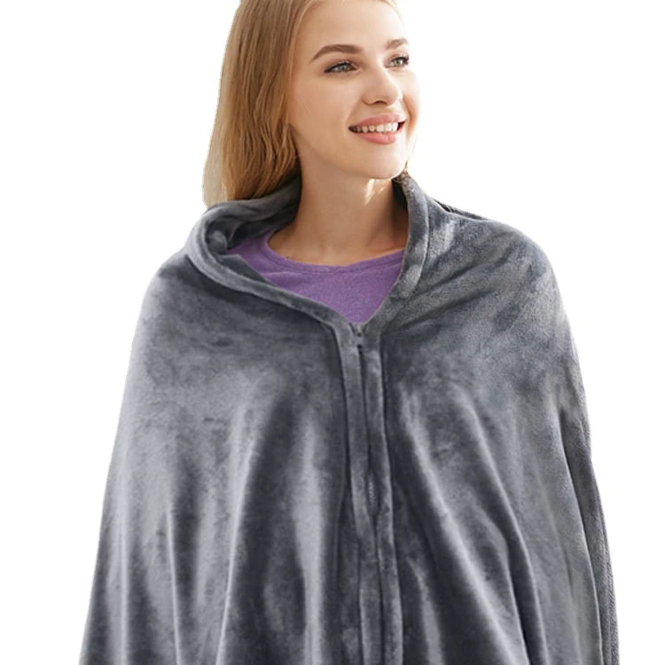 

Hot Sale Electric USB Battery Heater Heating Rechargeable Blankets Heated Shawl Blanket