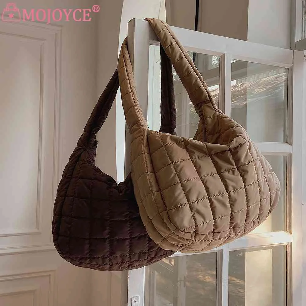 

Осенне-зимняя винтажная нейлоновая Сетчатая Сумка через плечо, однотонные большие сумки через плечо