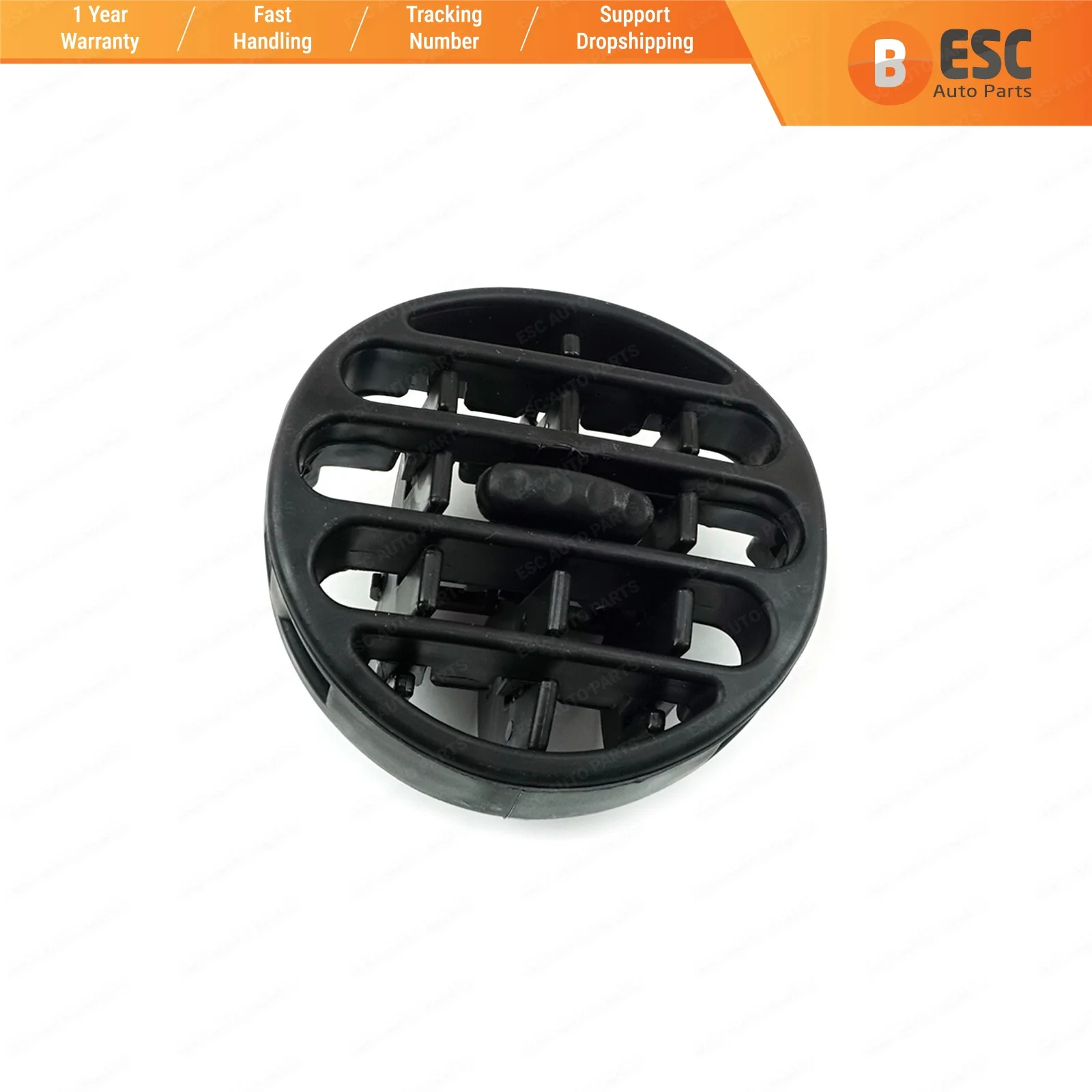 

EDP1049 Interior Center Air Vent Intake Grille Car Dashboard Fan Nozzle Cover Diffuser 7701045856 for Renault Kangoo MK1