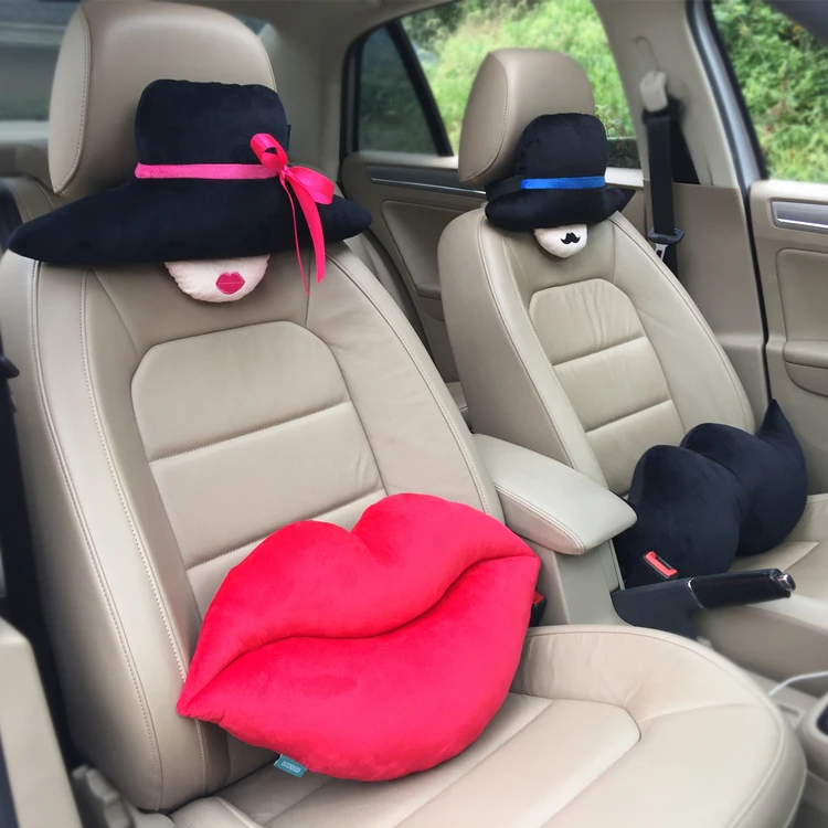 Симпатичная плюшевая игрушка Candice guo пара шапок мужские женские губы усы мягкая