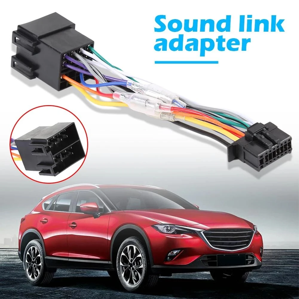

Brand New Durable Replacement Useful Stereo Radio Connector Car ISO 16 Pin 185mm Long 1pcs For Pioneer 2003-On