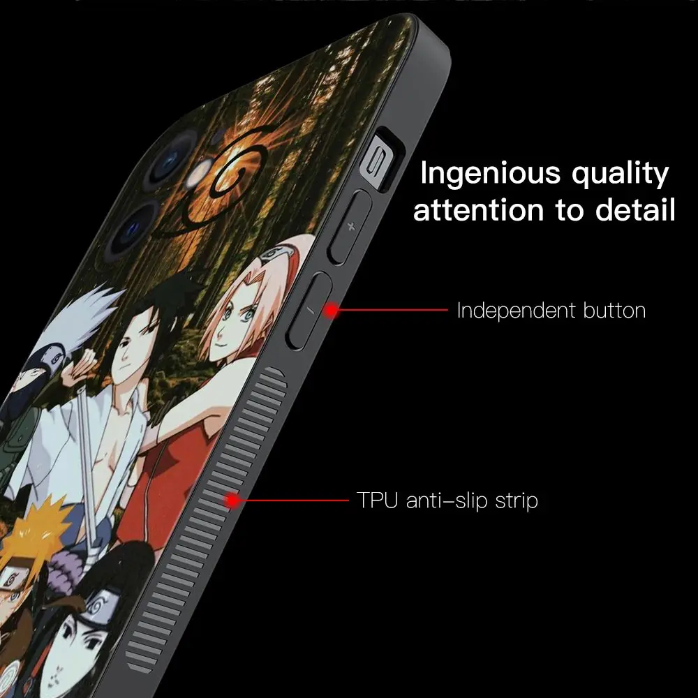 Чехол для Apple iPhone 13 12 11 Pro Max Mini XS XR X 7 8 6 6S Plus 5 цветов 2020 дюймов с рисунком аниме