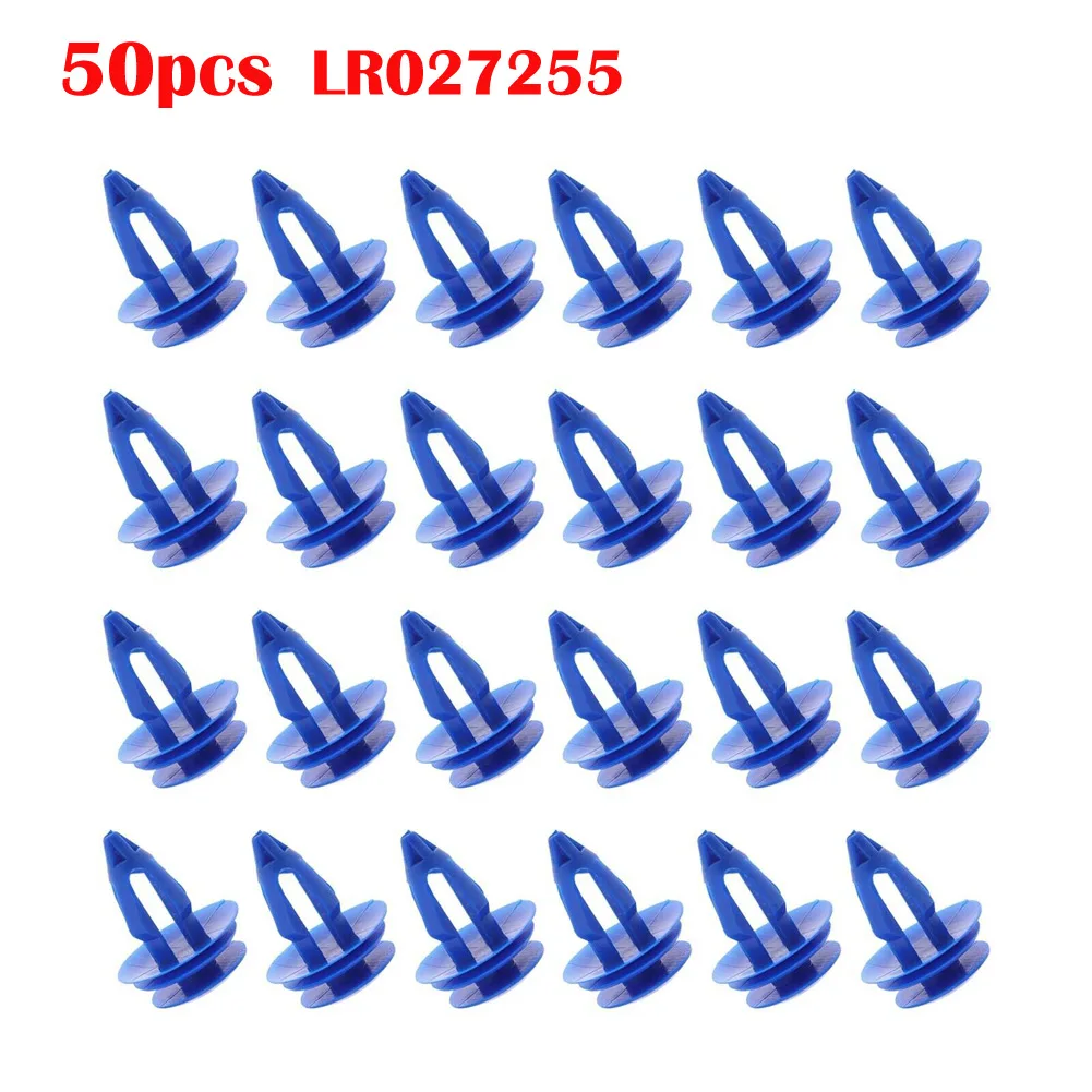 

Trim Clips Wheel Arch 50pcs Blue Car Decorate LR027255 Left Right Nylon