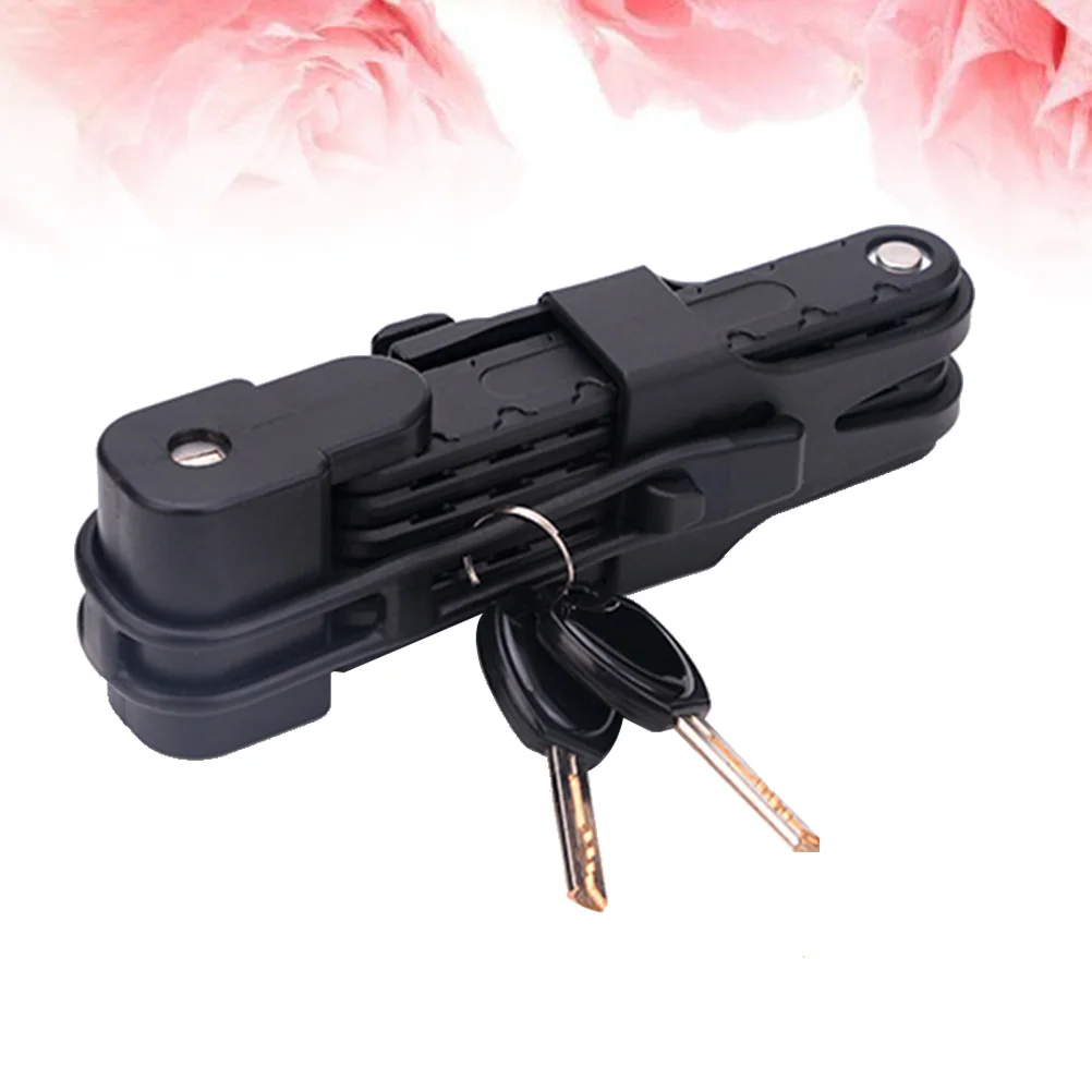 

Bike Lock Folding Combination Cycle Locks Bicycle Combo Cable Key Heavy Duty Accessories