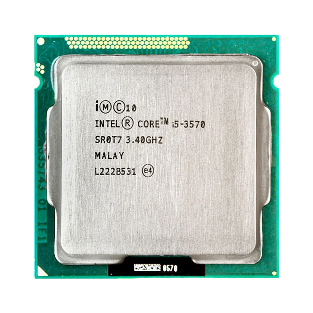 

Intel Core i5-3570 i5 3570 3.4 GHz Quad-Core Quad-Thread CPU Processor 6M 77W LGA 1155