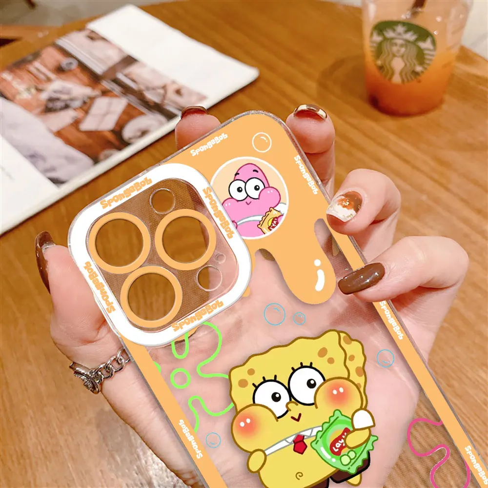 Прозрачный чехол P-Patrick Star S-SpongeBob для телефонов Redmi K40 K60 15C 14C 13C 13 12 12C 10 10C 9 9A 8 7 A1 A2 A3 A5 A7 (art.: 3920daed2a5eb) - 3920daed2a5eb