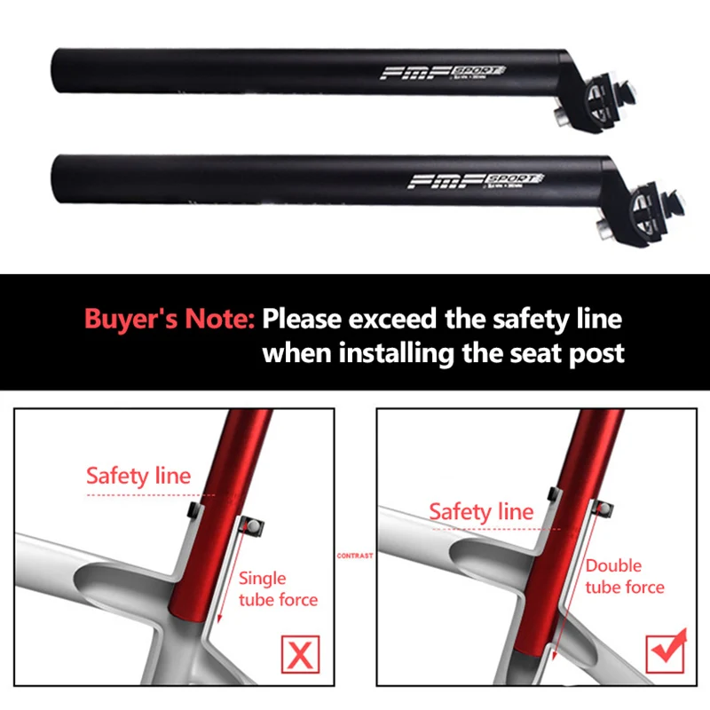 Подседельный штырь для горного и дорожного велосипеда 25 4 27 2 28 6 30 8 мм из