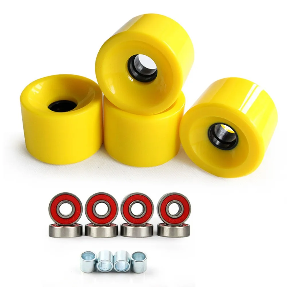 

4pcs Skateboard Wheel Wheels 70x51mm ABEC-9 Bearings Kit Longboard Parts Hot Sale