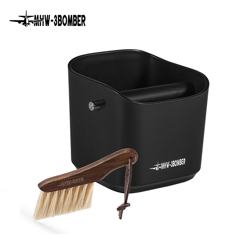 

MHW-3BOMBER Коробка для кофе для эспрессо 1,2 л (15 чашек) с щеткой для очистки кофе и съемной планкой для эспрессо