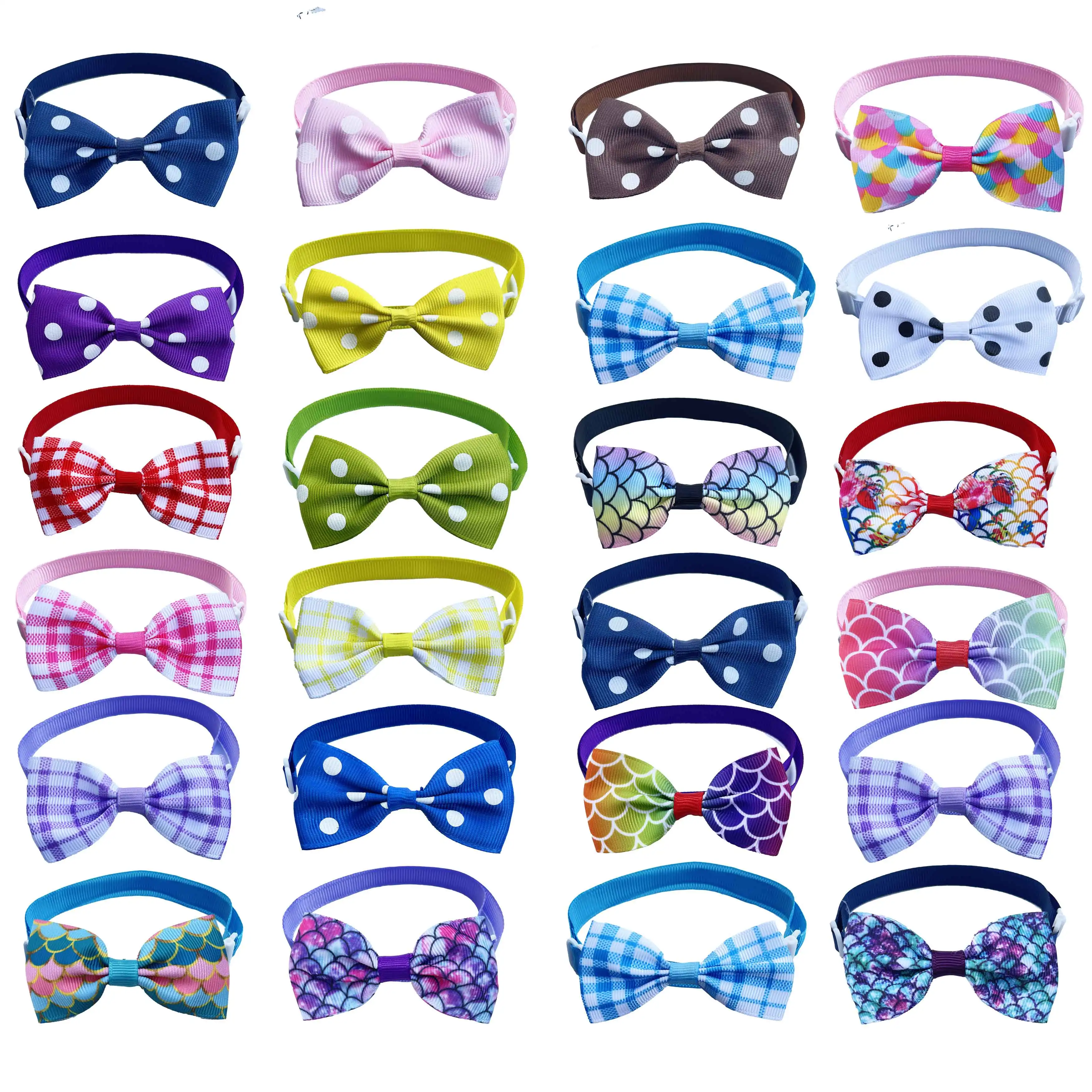 

50/100pcs Dog Bow Ties Bulk Small Dog Bowtie Collars Dog Fashion Bow Tie Pet Supplies for Small Dogs Dog Accessories Dog Bow Tie