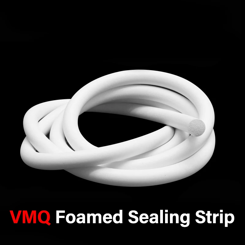 Фотовспенивающий шнур VMQ круглая вспениваемая задняя часть длина 1/2/5 м